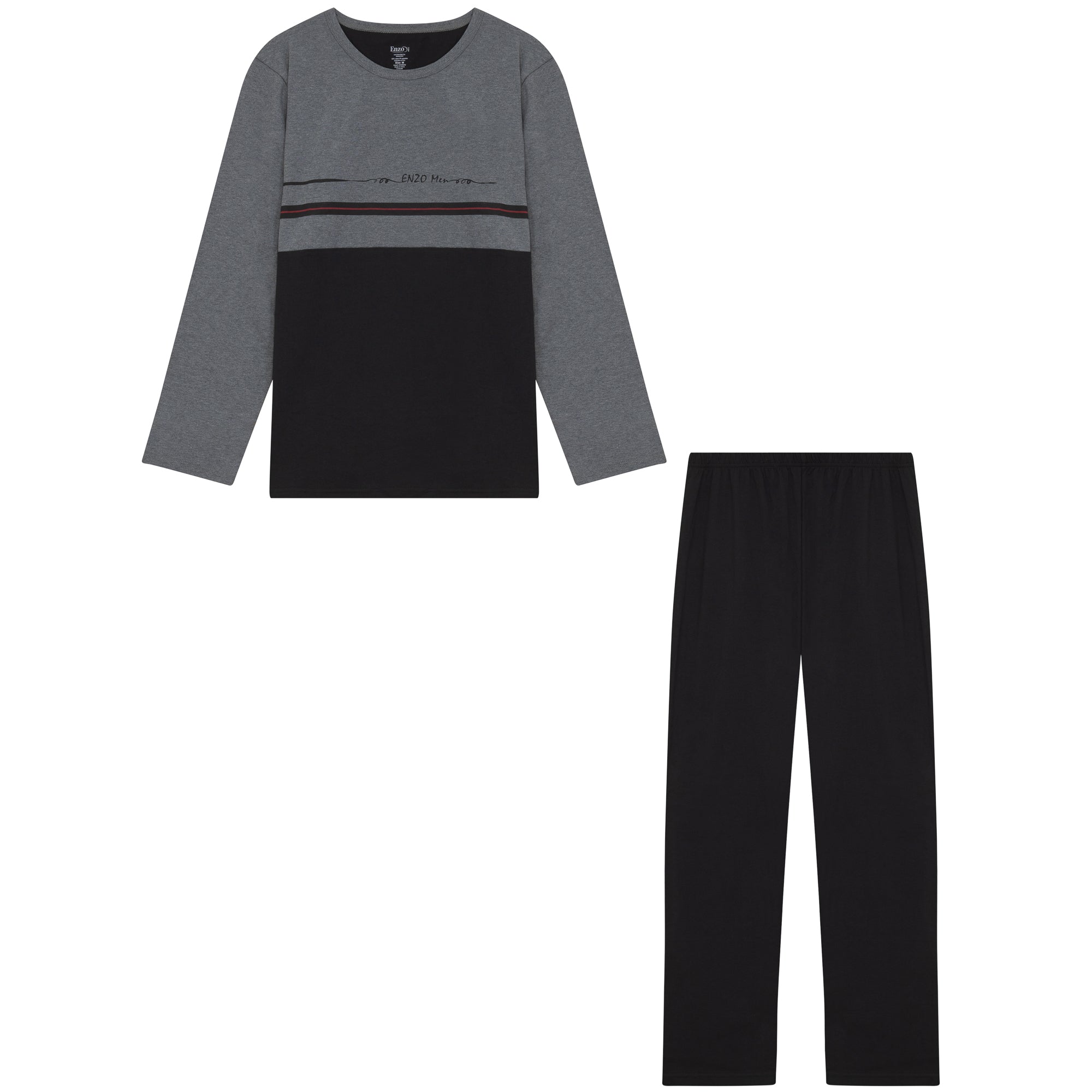 20W262M - Color Block Loungewear Set