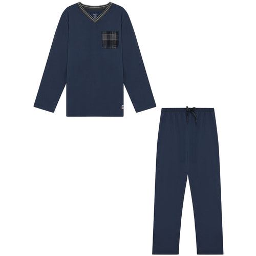 23W262M - Plaid Pocket Lounge Set