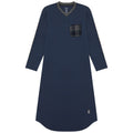 Plaid Pocket Lounge Shirt Dress